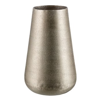 Aluminium Vase SHELBY, 13x22x34cm, gold
