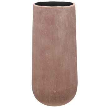 Aluminium/Pappmachee Vase TUSCANY, 2er Set, 16x20x41/22x25x54cm,