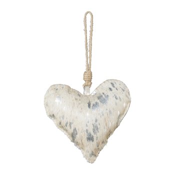 Fur Heart Touched, 10cm, Silver