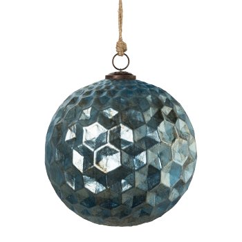 Christmas Glass Ball, 20x20 cm, Green