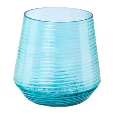 Glass tealight RIGA, 12x12x12cm, mint