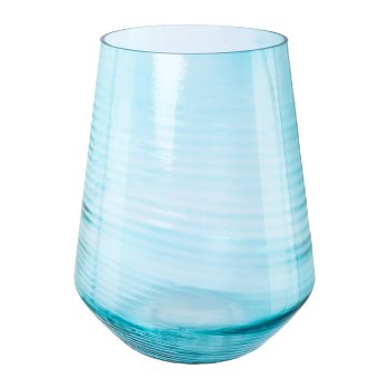 Glas Teelicht RIGA, 20x17x17cm, mint