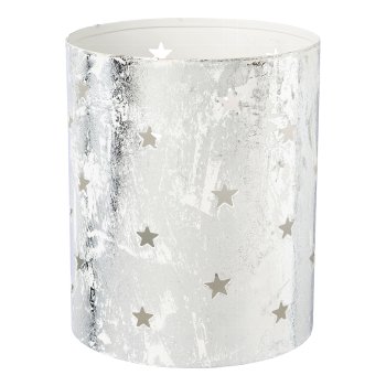 Metall Windlicht Zylinder STARS