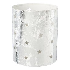 Metall Windlicht Zylinder STARS