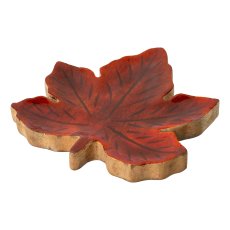 Wood leaf maple HARVEY, 20x20x2,5cm, terra