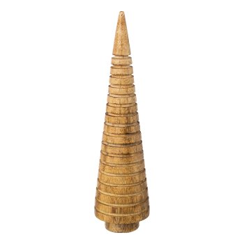 Holz Kegelbaum stehend natur ALBA, 28x7,5x7,5cm, natur