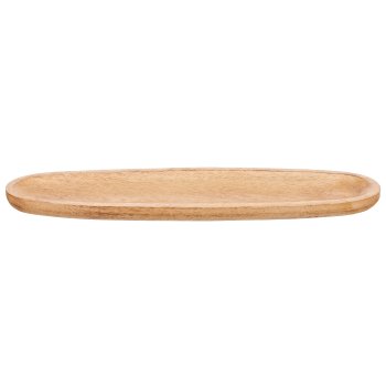 Mangoholz Schale, oval, 50x13x2,5cm, natur