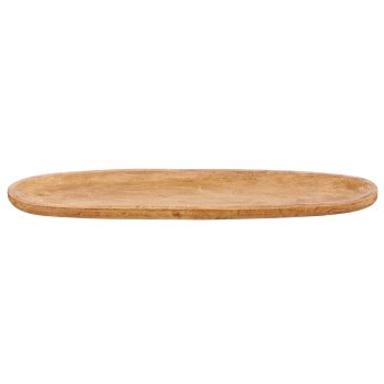 Mangoholz Schale, oval, 70x18x2,5cm, natur