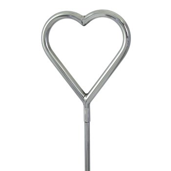 Aluminium Heart stake Pulpo, 16x89cm