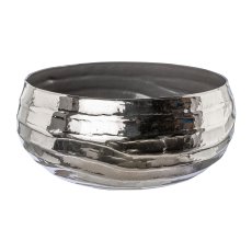 Stainless steel bowl NAEL, 21x21x10cm, silver