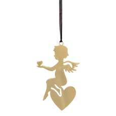 Stainless steel pendant angel