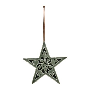 Wood Star Pendant Carving with