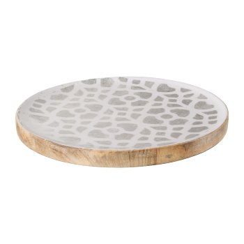 Holz Teller Enamel LISBOA,