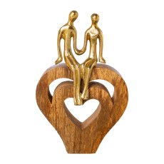Wooden heart object