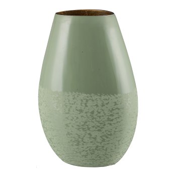 Aluminium Vase, ELEGANZA 22x11,5x33cm, Wolkenblau