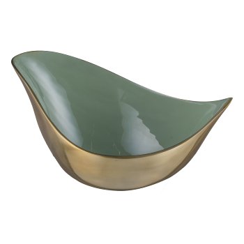 Aluminium Schale, ELEGANZA 30x18x15cm, Wolkenblau