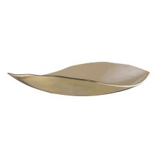 Aluminium Schale, twisted, ELEGANZA 44x15x9cm, Weizen