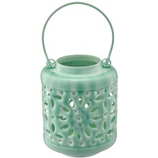 Metalllaterne mit Henkel, 11x10x13cm, mint