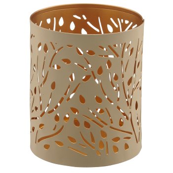 Metallwindlicht, 3er Set, 8x8x10/10x10x15/13x13x20cm, vanille