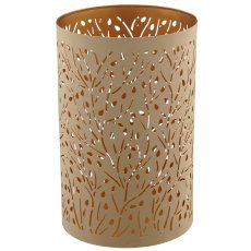 Metallwindlicht, 3er Set, 8x8x10/10x10x15/13x13x20cm, vanille
