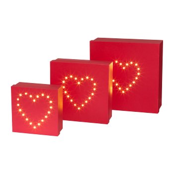 Gift Box Square With Led 3