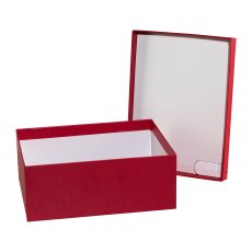 Gift Box Rectangular with LED 3Er Set Star Decor, 17.5x12.5x6.5, 21.8x16.5x8.5,