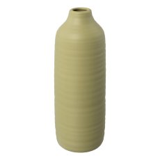 PRESENCE Ceramic Vase, 9x9x24cm, green tea