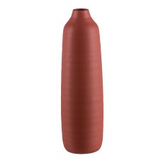 Keramik Vase PRESENCE, 11x11x40cm, granat