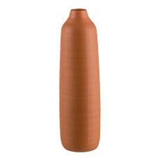 PRESENCE Ceramic Vase, 11x11x40cm, cinnamon