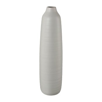 Keramik Vase PRESENCE, 12,5x12,5x49cm, grau