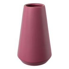 Porzellan Vase BILBAO, 12,5x12,5x20,5cm, cerise