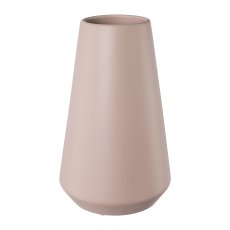 Porzellan Vase BILBAO, 12,5x12,5x20,5cm, hellrosa