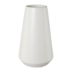 Porzellanvase BILBAO, 12,5x12,5x20,5cm, weiß