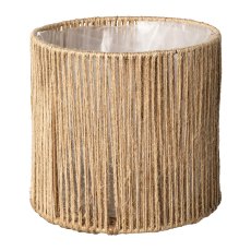 Jute Pot 3 Pcs. Set Limani, 16x16x15/20x20x18/24x24x22cm, Natural, 3/Set