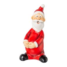 Polyresin Santa Claus,ERWIN, 8x6x15cm, red