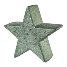 Ceramic star ROUGH GLAMOUR,FINISH, 10x3,5x10cm, light green