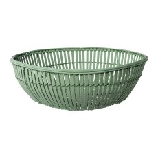 Bambus Schale rund 2erSet, 34x34x10/40x40x12cm, jade