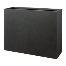 Fibreclay Pflanzgefäß 2erSet, 75x19x59/85x27x70cm, anthrazit