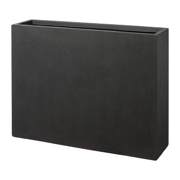 Fibreclay Pflanzgefäß 2erSet, 75x19x59/85x27x70cm, anthrazit