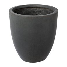 Fibreclay planter conical set of 3, 34x34x30/42x42x36/50x50x44cm,