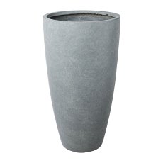 Fibreclay planter vase high, set of 3, 34x34x60/44x44x80/54x54x100cm,
