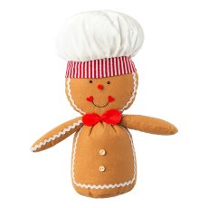 Felt gingerbread chef 35cm, brown