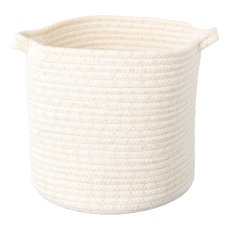 Natur Wollstrick Basket 3erSet, 20x20/25x25/30x30cm, gold, 3/Set