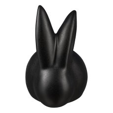 Ceramic rabbit PAULA, matt, 9x9cm, black