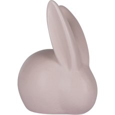 Ceramic rabbit PAULA, matt, 13x13cm, light pink