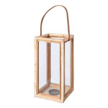 Laterne m.Henkel Naturweide Rahmen 3erSet BARBARA, 15x15x30/20x20x40/30x30x50cm,