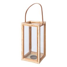 Laterne m.Henkel Naturweide Rahmen 3erSet BARBARA, 15x15x30/20x20x40/30x30x50cm,