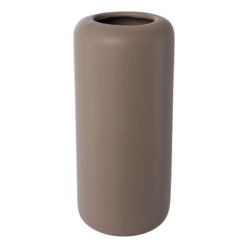 Porcelain vase ALMADA, 22x10x10cm, nougat