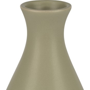 Porcelain vase BAHIA, 20x10x10cm, khaki