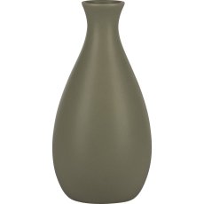 Porzellanvase BAHIA, 20x10x10cm, Khaki